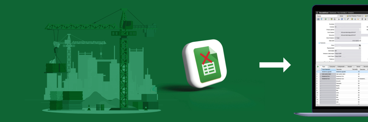Soluție ERP pentru construcții
