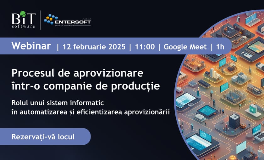 Webinar Gestionarea eficientă a provocărilor din aprovizionare cu Entersoft Business Suite