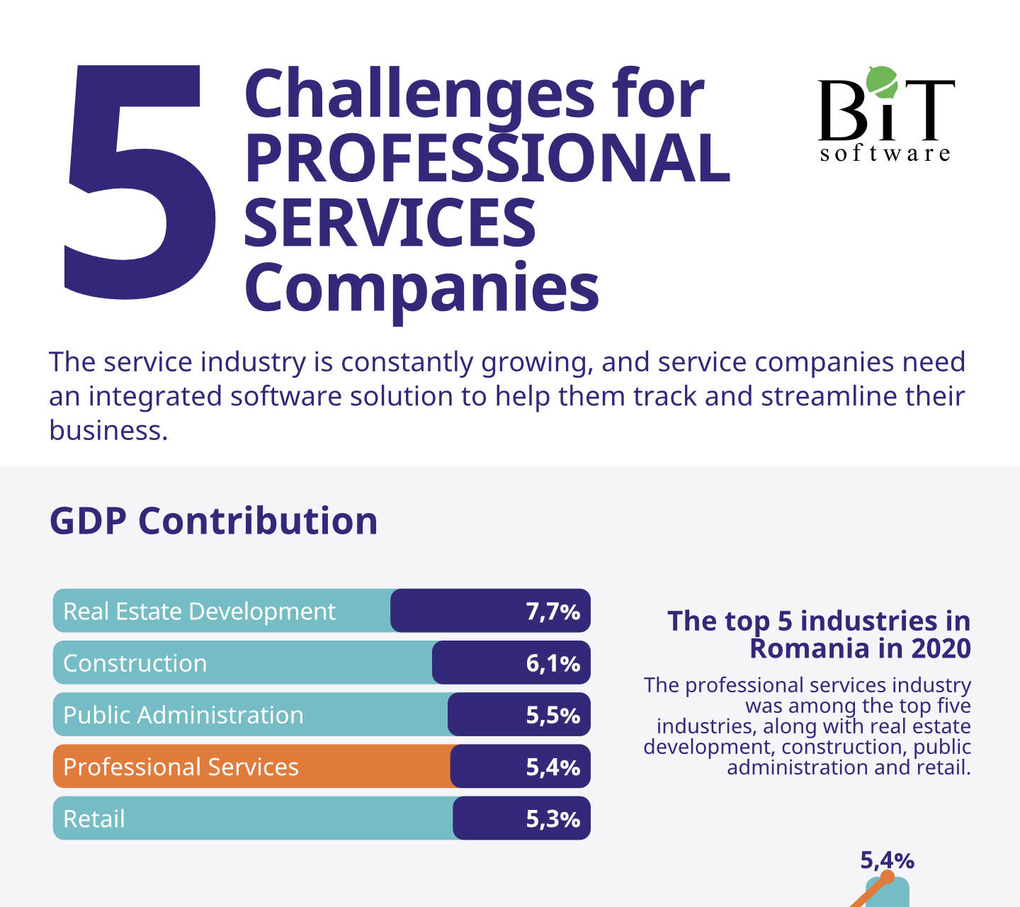 [Infographic] 5 Challenges for Professional Services Companies
